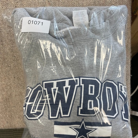 Vintage Nike Dallas Cowboys sweatshirt mens XL gray 1990s NFL swoosh - Picture 12 of 12